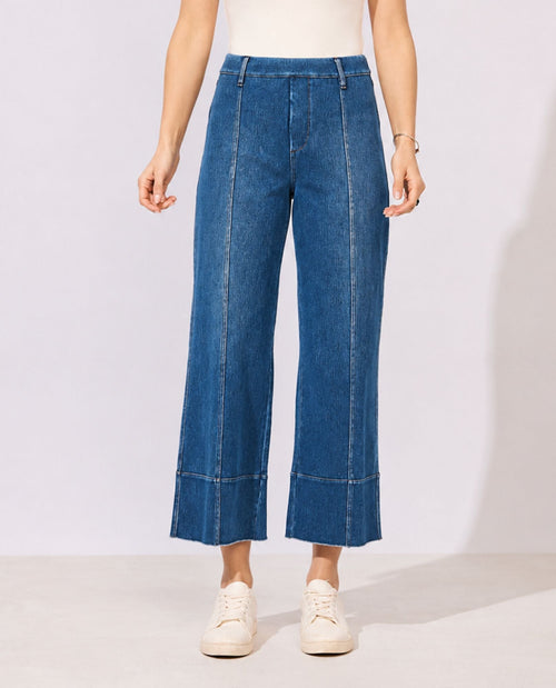 ESCAPE BY HABITAT 64019 KNIT DENIM CROP JEANS