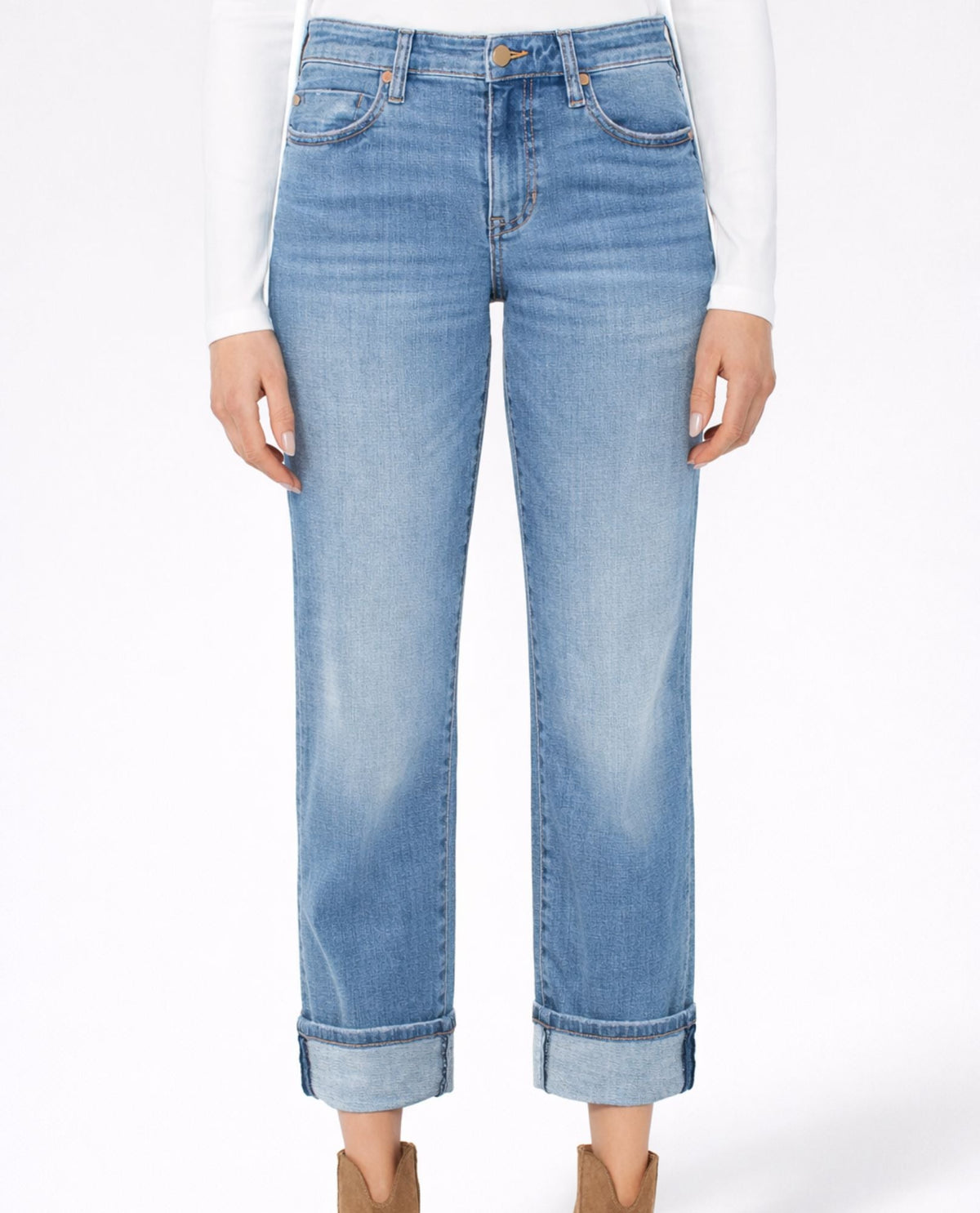 LIVERPOOL LM5158CH4 MARLEY CUFFED JEAN