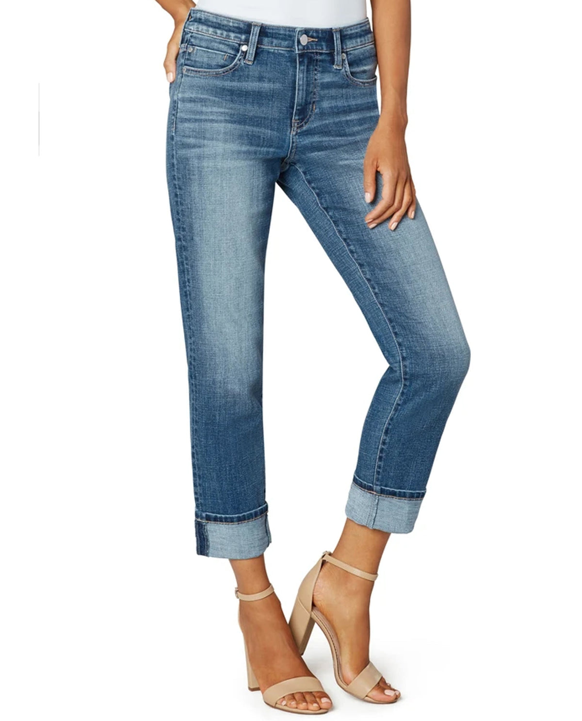 LIVERPOOL LM5158CH4 MARLEY CUFFED JEAN