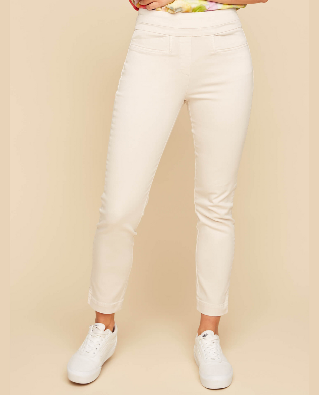 RENUAR R1542 CIGARETTE ANKLE PANTS - FASHION COLORS