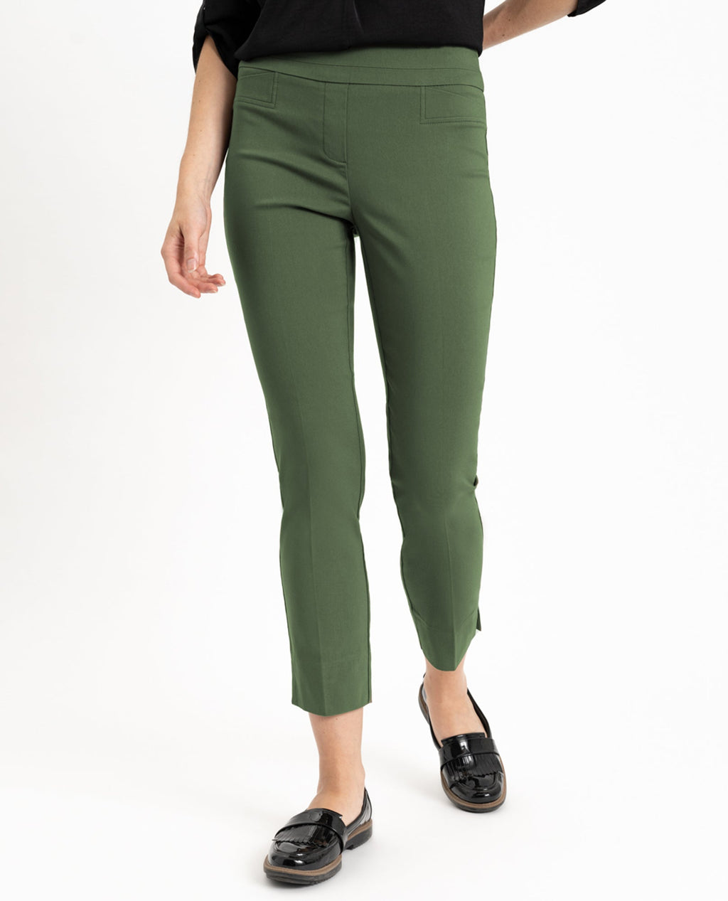 RENUAR R1542 CIGARETTE ANKLE PANTS - FASHION COLORS
