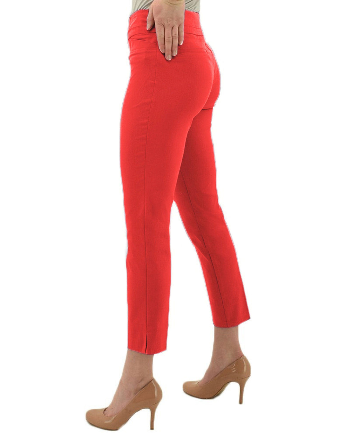 RENUAR R1542 CIGARETTE ANKLE PANTS - FASHION COLORS