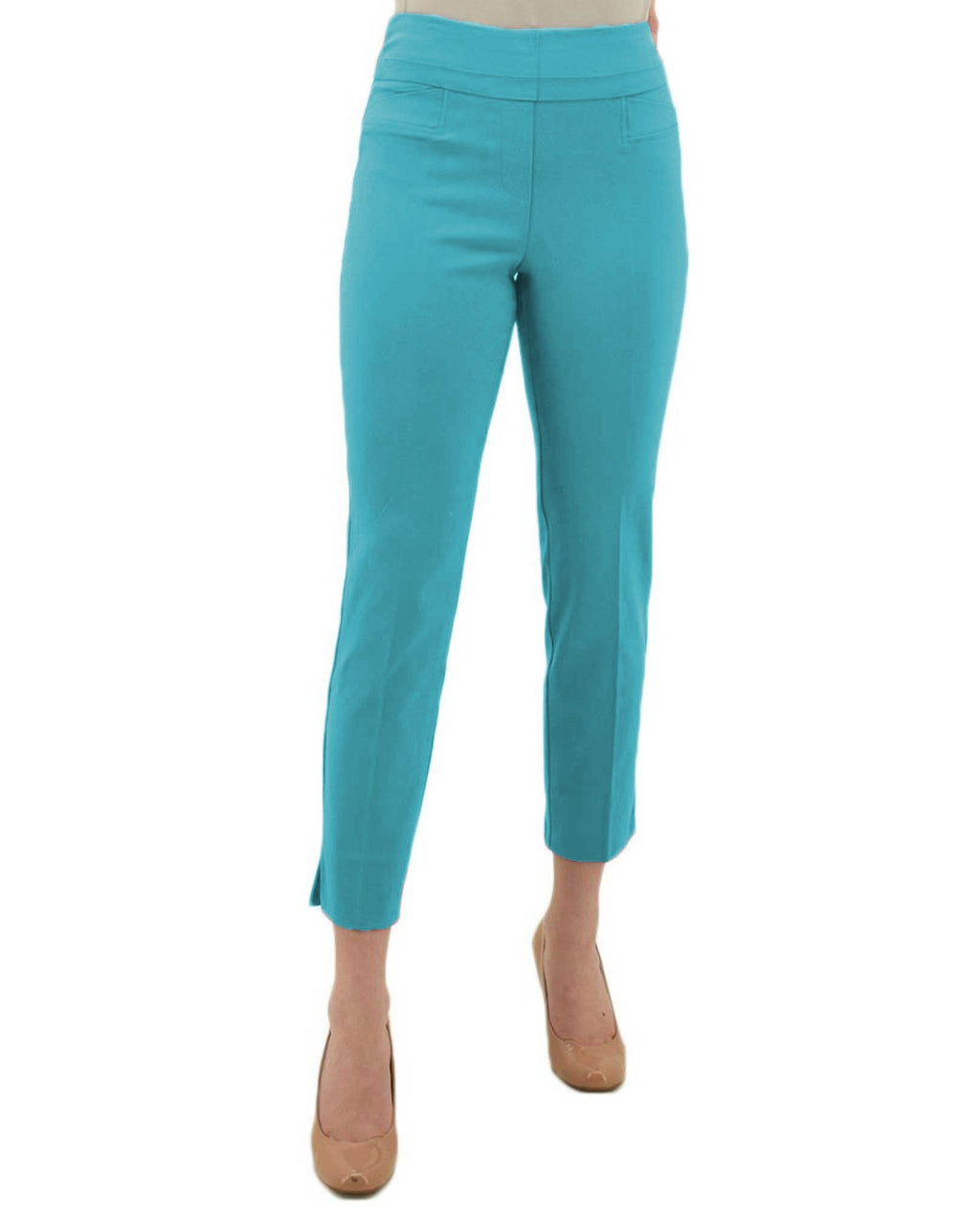 RENUAR R1542 CIGARETTE ANKLE PANTS - FASHION COLORS