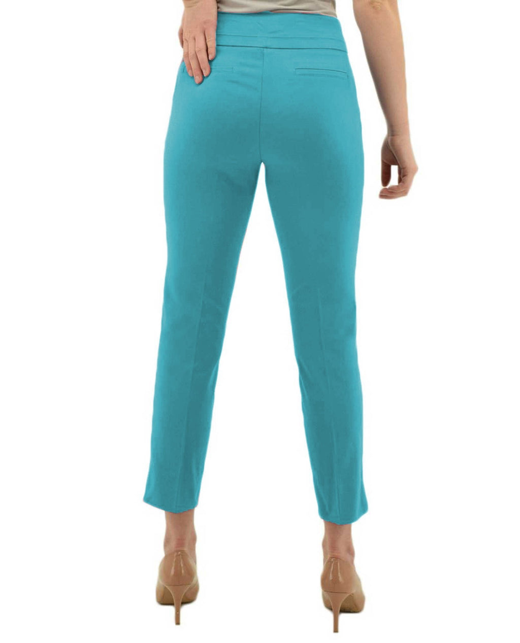 RENUAR R1542 CIGARETTE ANKLE PANTS - FASHION COLORS