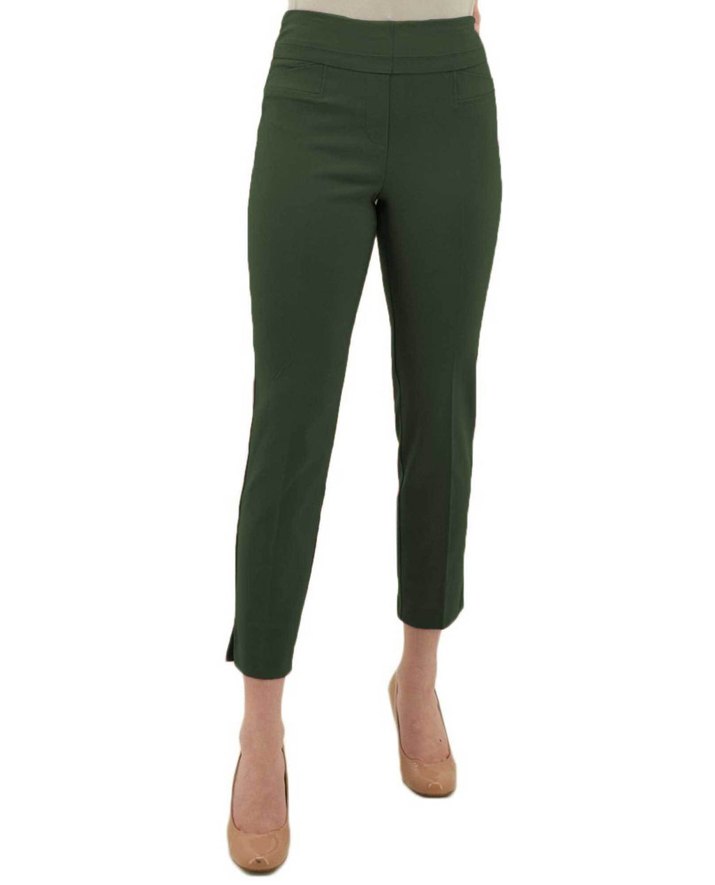 RENUAR R1542 CIGARETTE ANKLE PANTS - FASHION COLORS