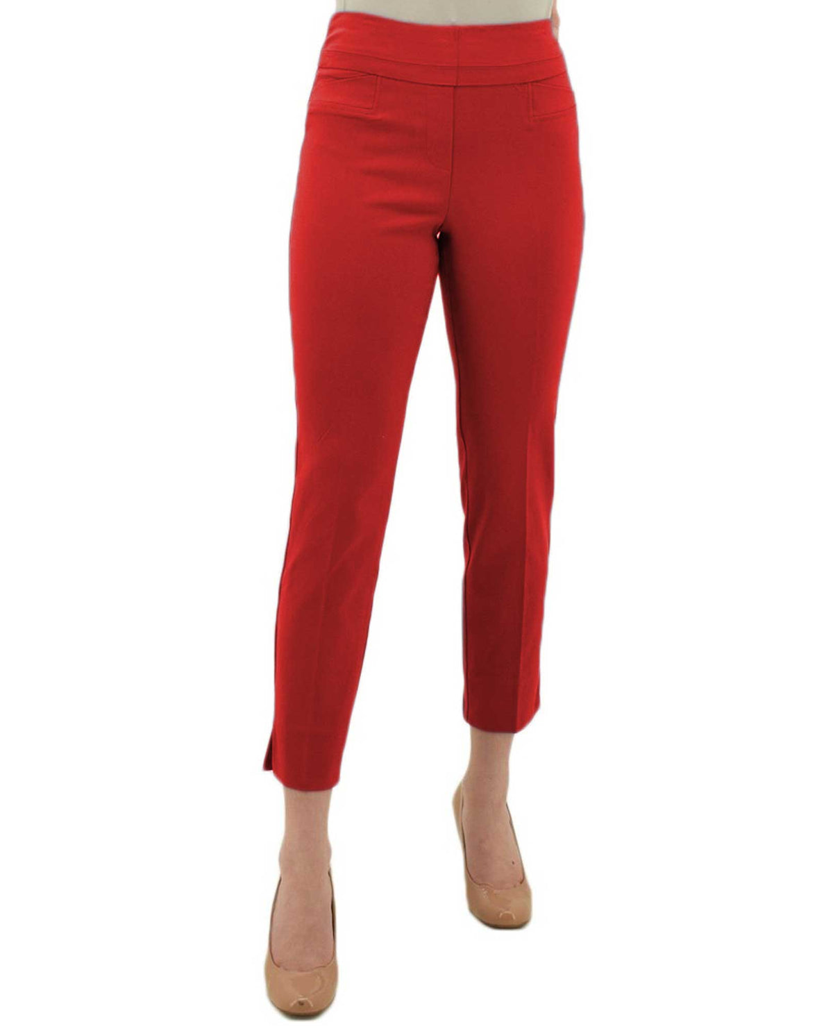 RENUAR R1542 CIGARETTE ANKLE PANTS - FASHION COLORS