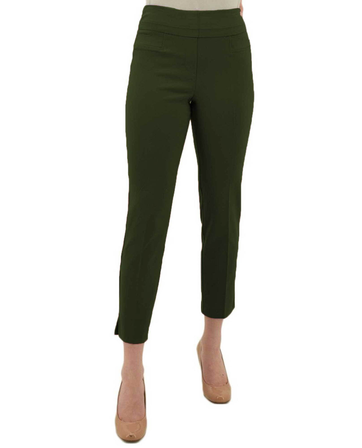 RENUAR R1542 CIGARETTE ANKLE PANTS - FASHION COLORS