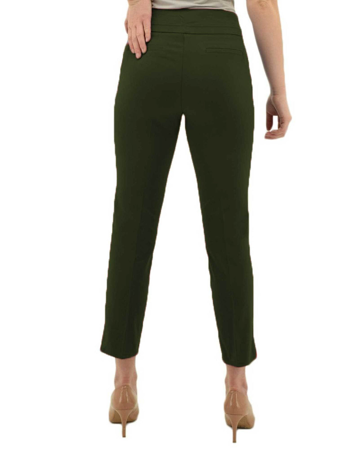 RENUAR R1542 CIGARETTE ANKLE PANTS - FASHION COLORS
