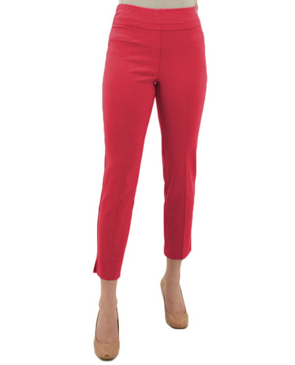 RENUAR R1542 CIGARETTE ANKLE PANTS - FASHION COLORS