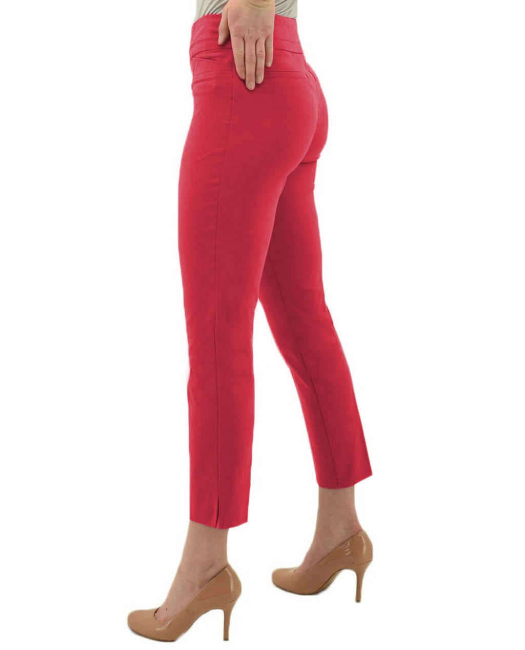 RENUAR R1542 CIGARETTE ANKLE PANTS - FASHION COLORS