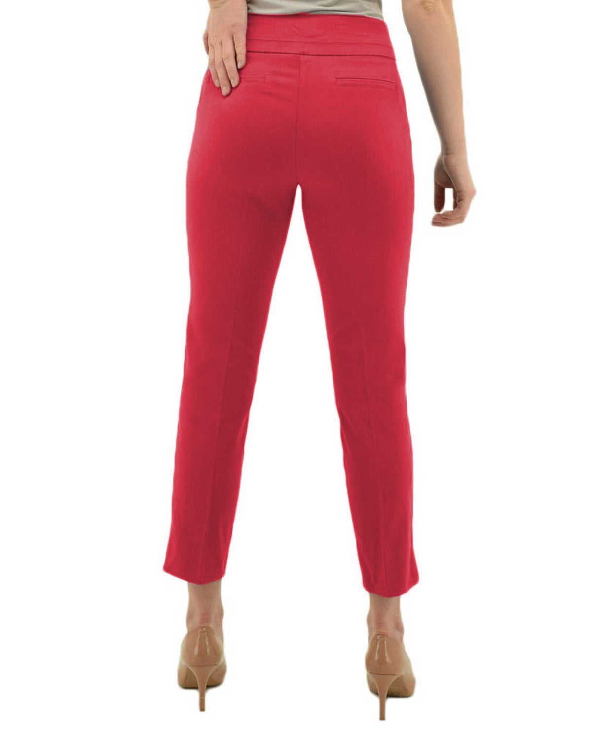 RENUAR R1542 CIGARETTE ANKLE PANTS - FASHION COLORS