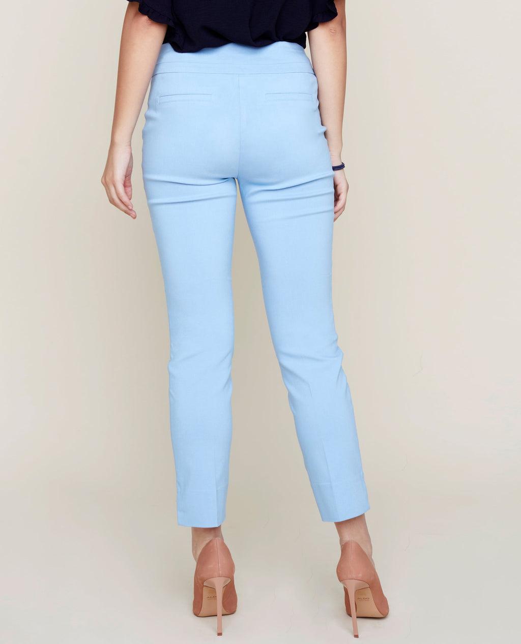 RENUAR R1542 CIGARETTE ANKLE PANTS - FASHION COLORS