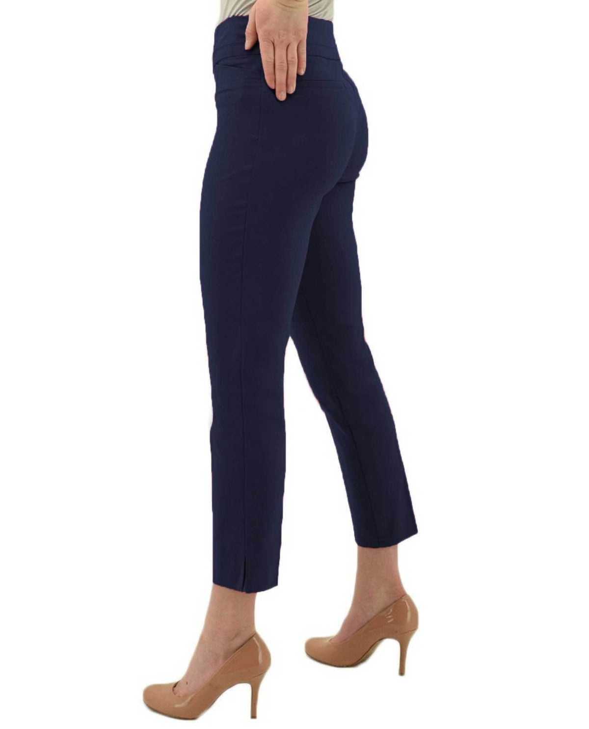 RENUAR R1542P PETITE CIGARETTE-STYLE ANKLE PANT-CLASSIC COLORS