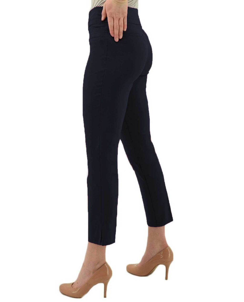 RENUAR R1542P PETITE CIGARETTE-STYLE ANKLE PANT-CLASSIC COLORS