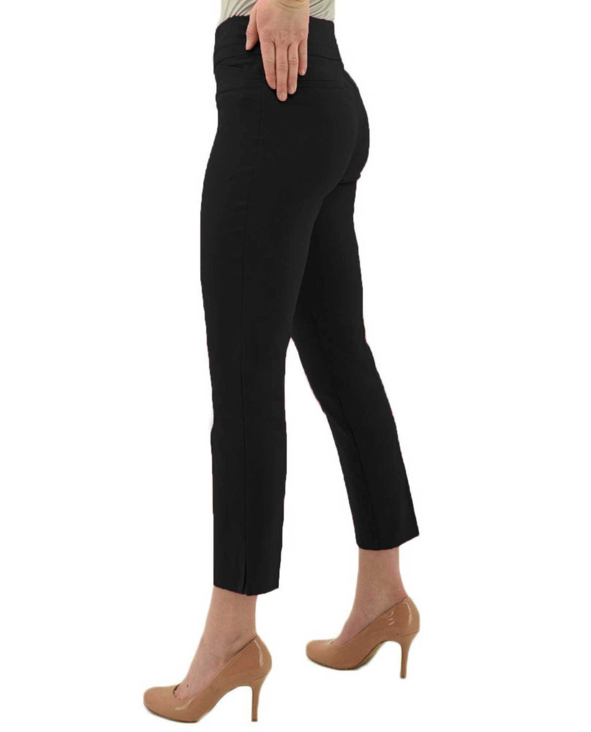 RENUAR R1542P PETITE CIGARETTE-STYLE ANKLE PANT-CLASSIC COLORS