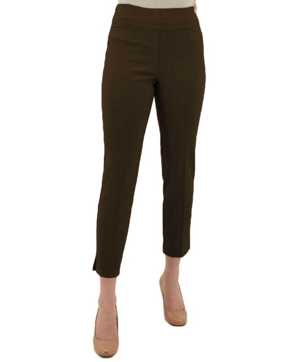 RENUAR R1542P PETITE CIGARETTE-STYLE ANKLE PANT-CLASSIC COLORS