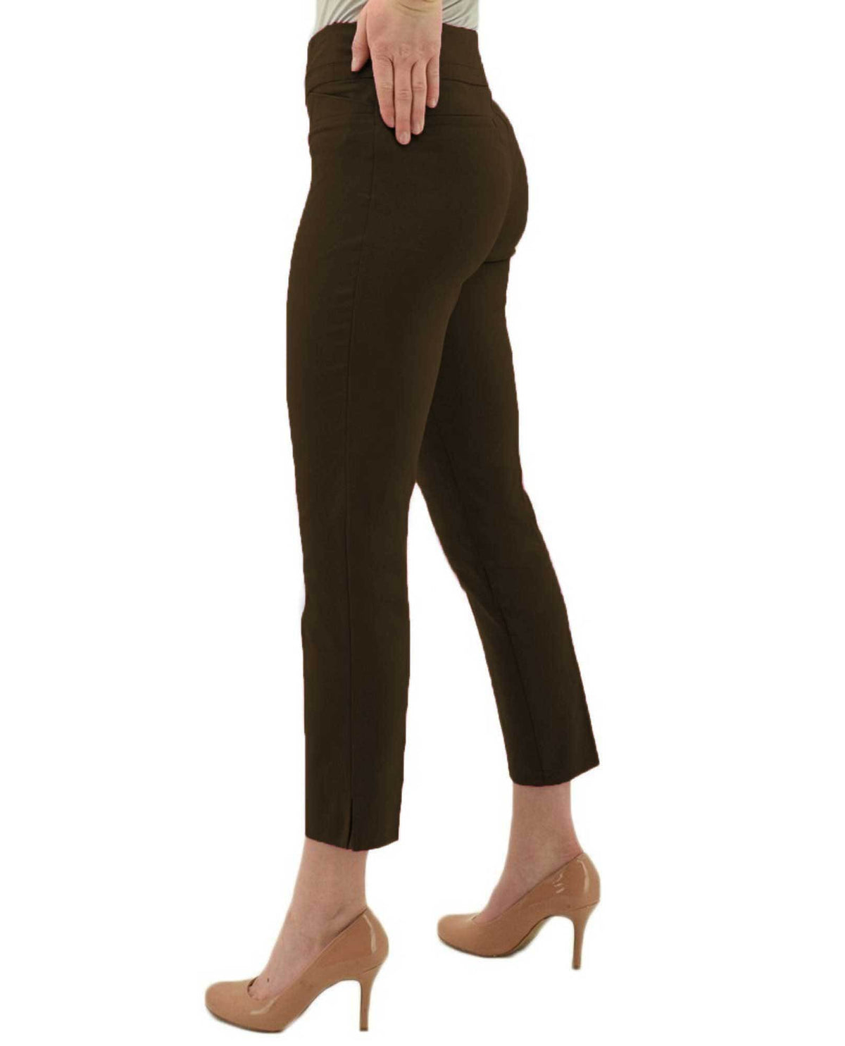 RENUAR R1542P PETITE CIGARETTE-STYLE ANKLE PANT-CLASSIC COLORS