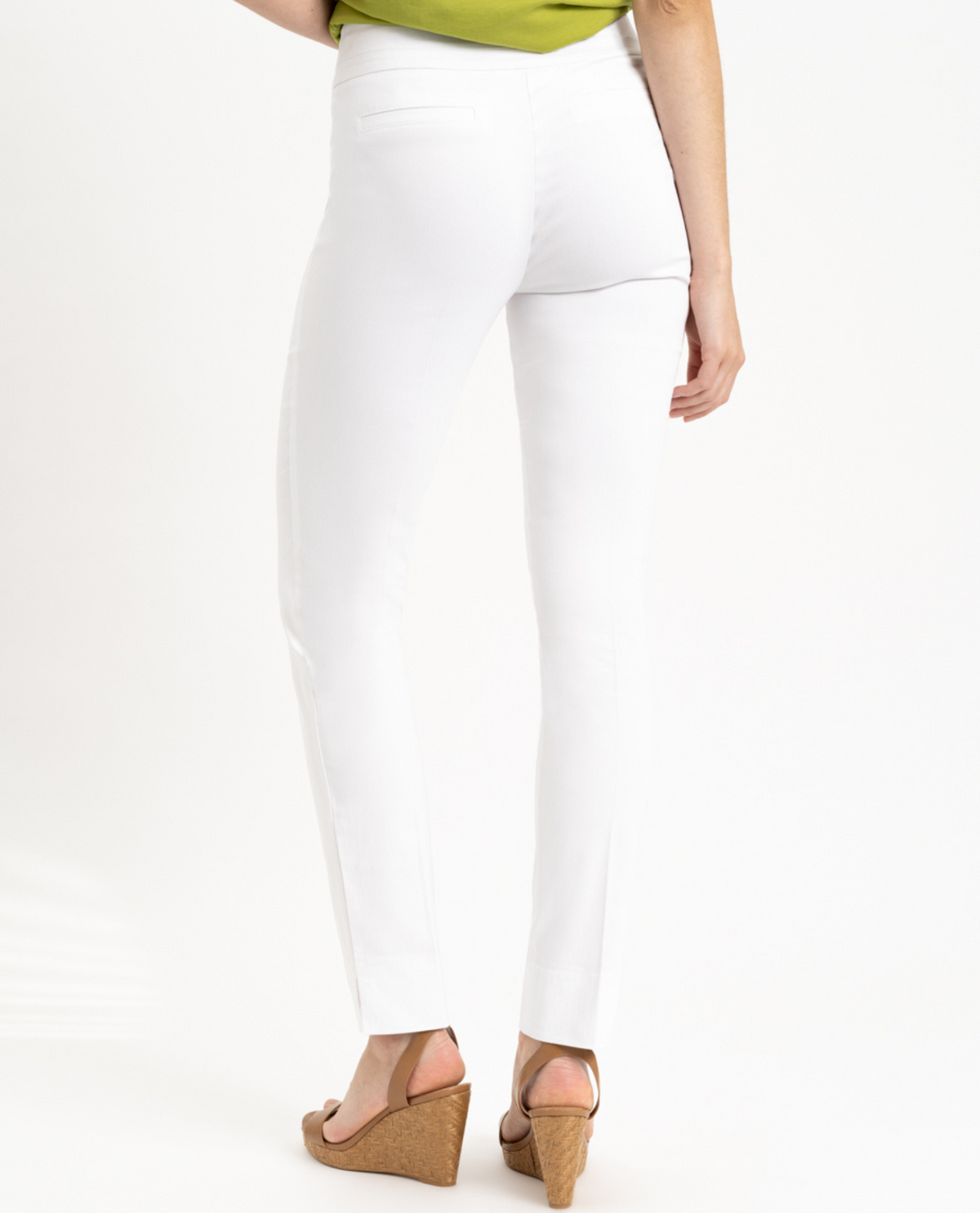 RENUAR R1721 PARIS CIGARETTE SKINNY PULL ON PANTS - CLASSIC COLORS