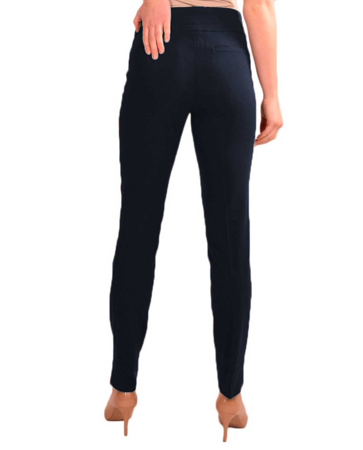 RENUAR R1721 PARIS CIGARETTE SKINNY PULL ON PANTS - CLASSIC COLORS