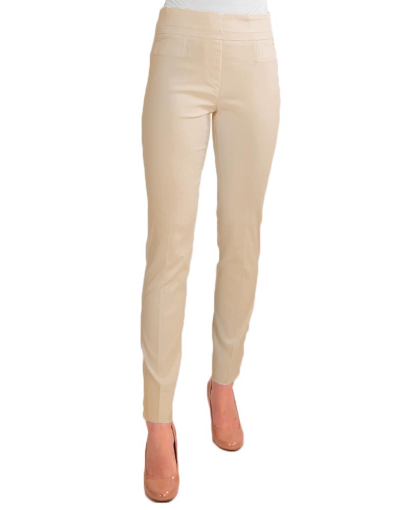 RENUAR R1721 PARIS CIGARETTE SKINNY PULL ON PANTS - CLASSIC COLORS