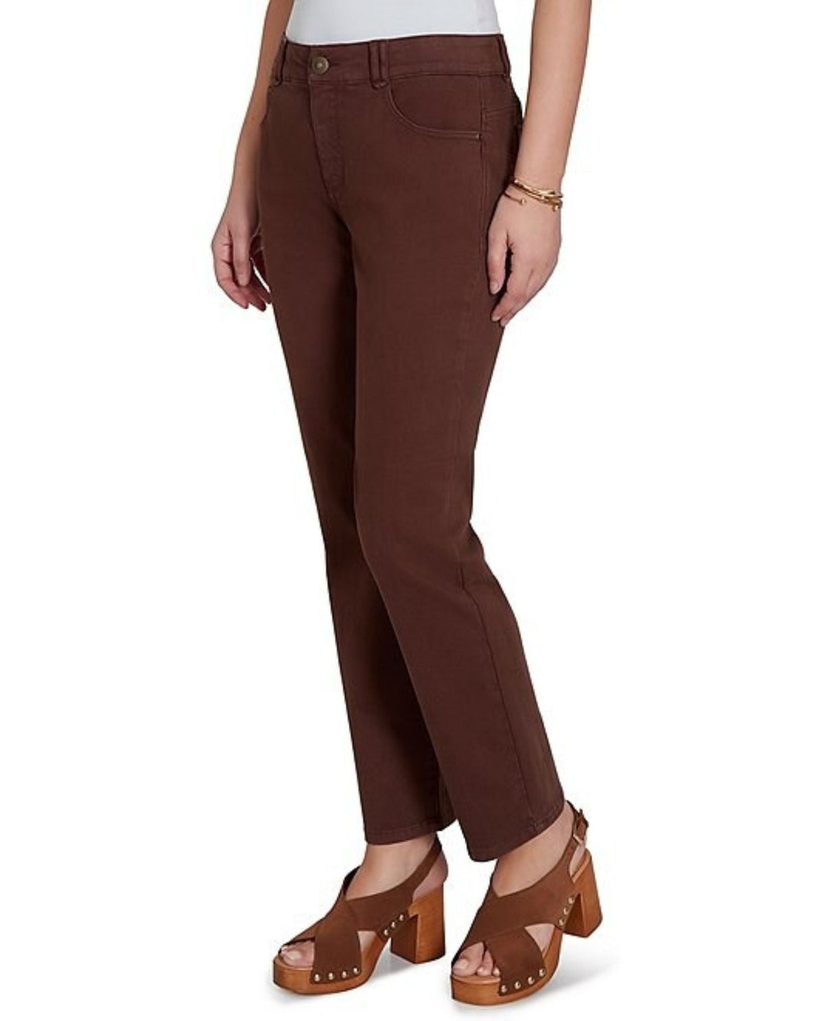 RUBY RD 56305 PETITE SLIM LEG PANTS