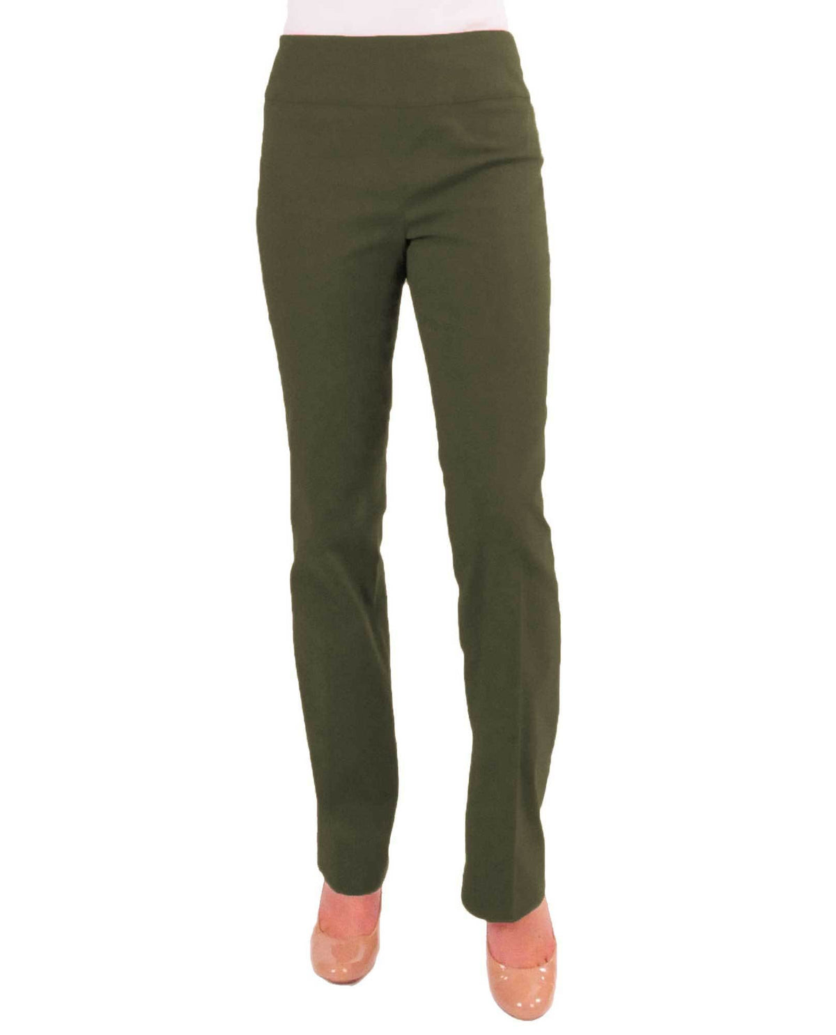 RENUAR R1417 STRAIGHT LEG SLIMMING PANTS - CLASSIC COLORS