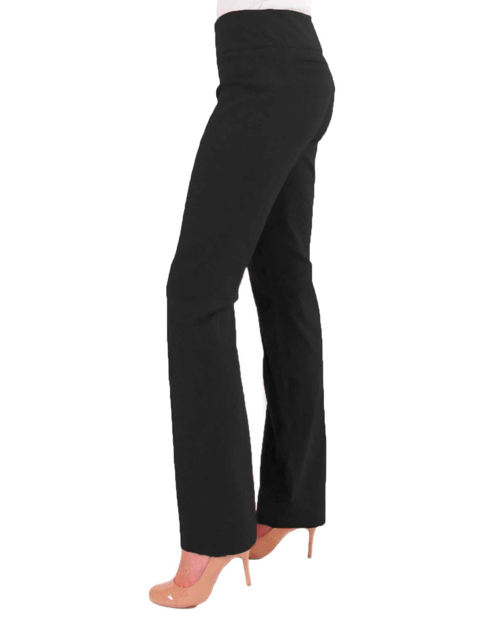 RENUAR R1417P PETITE STRAIGHT LEG SLIMMING PANTS - CLASSIC COLORS