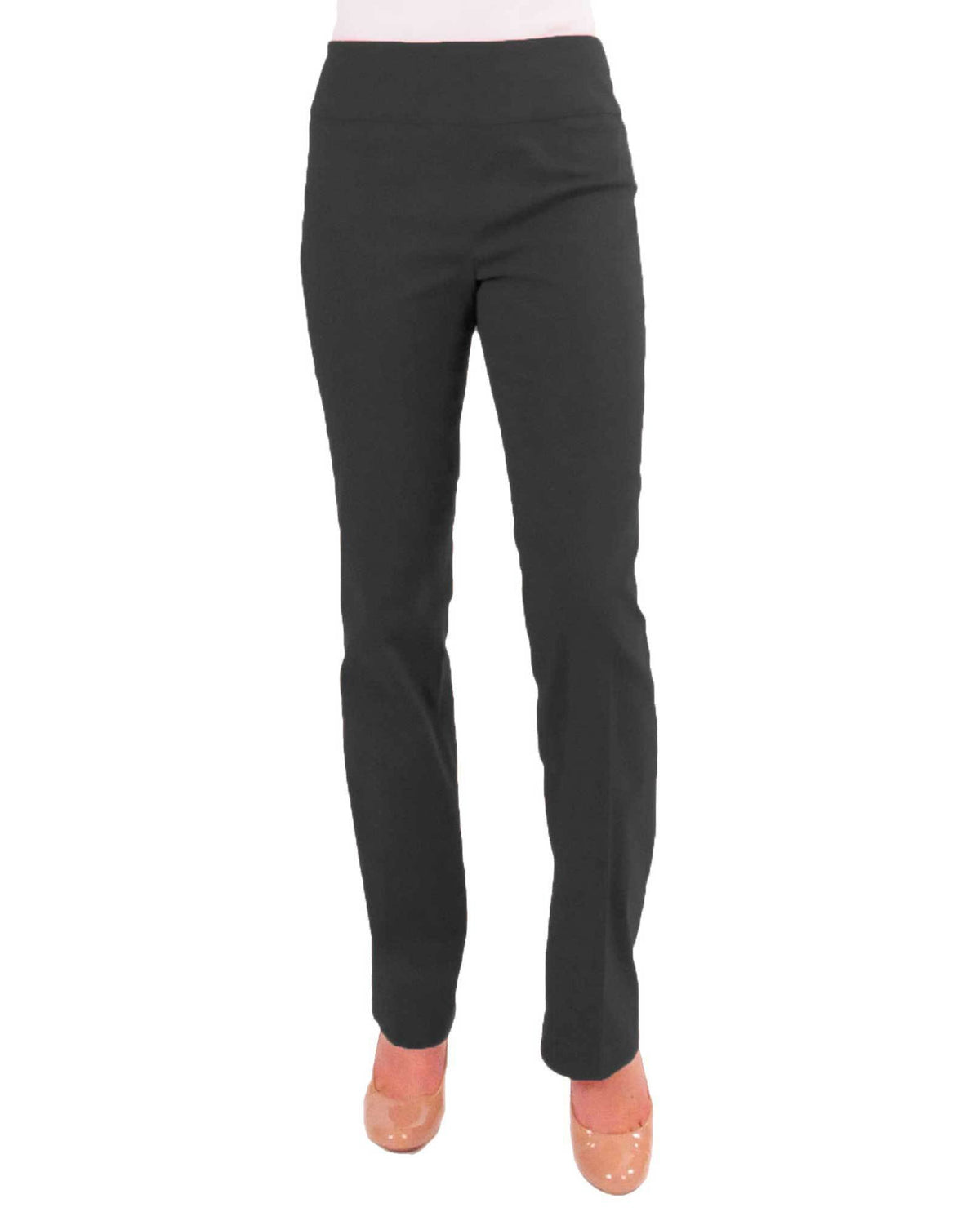 RENUAR R1417P PETITE STRAIGHT LEG SLIMMING PANTS - CLASSIC COLORS
