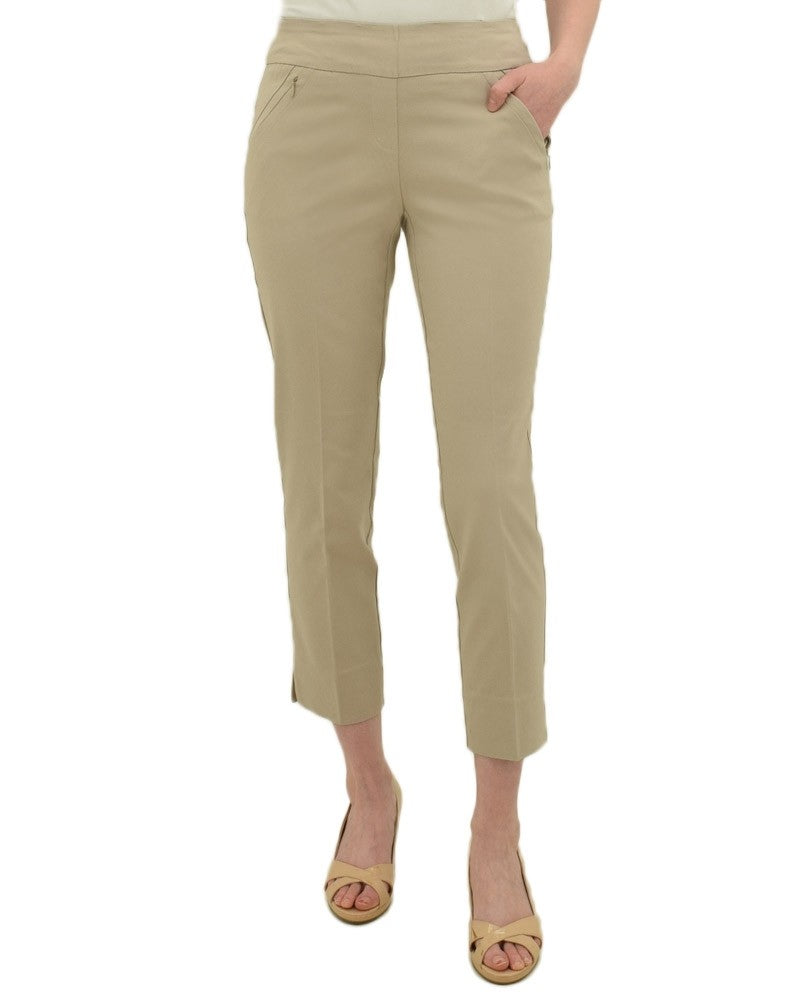 Renuar R1772 Cigarette Style Ankle Pocket Pants - Classic Colors